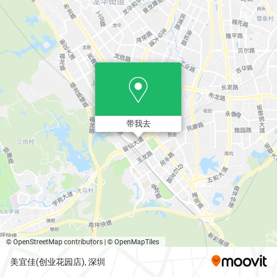 美宜佳(创业花园店)地图