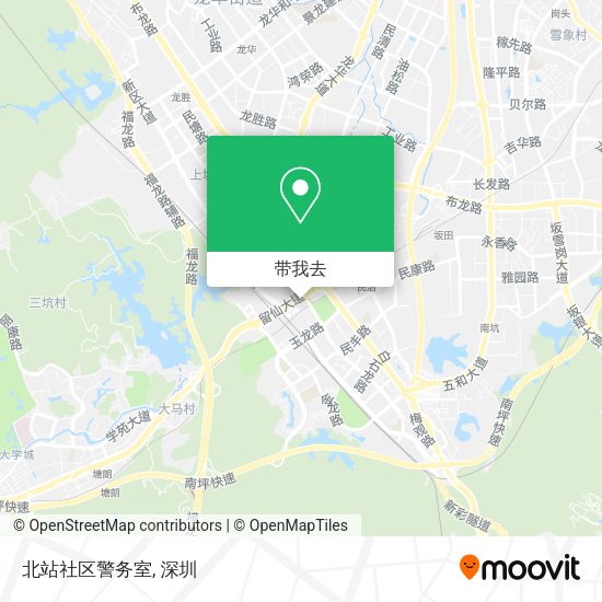 北站社区警务室地图