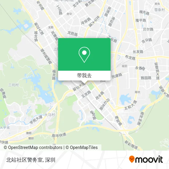 北站社区警务室地图