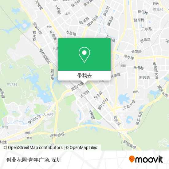 创业花园·青年广场地图