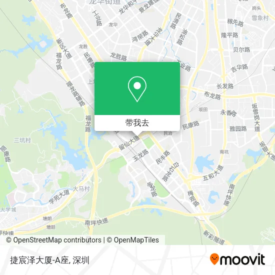 捷宸泽大厦-A座地图