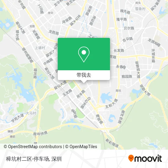 樟坑村二区-停车场地图