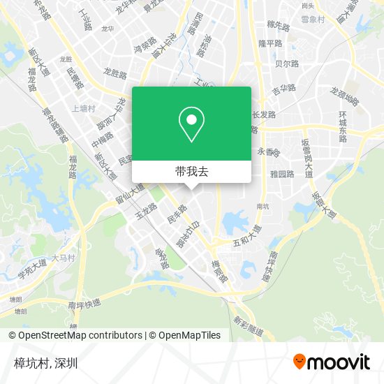 樟坑村地图