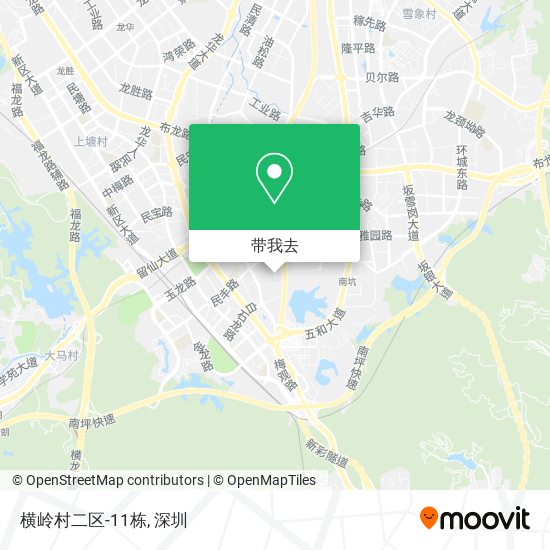 横岭村二区-11栋地图
