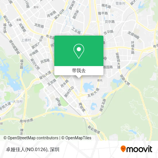 卓娅佳人(NO.0126)地图