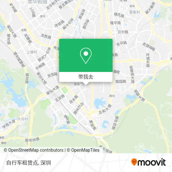 自行车租赁点地图