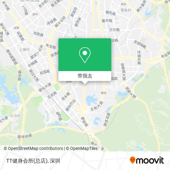 TT健身会所(总店)地图