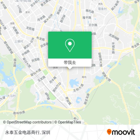 永泰五金电器商行地图
