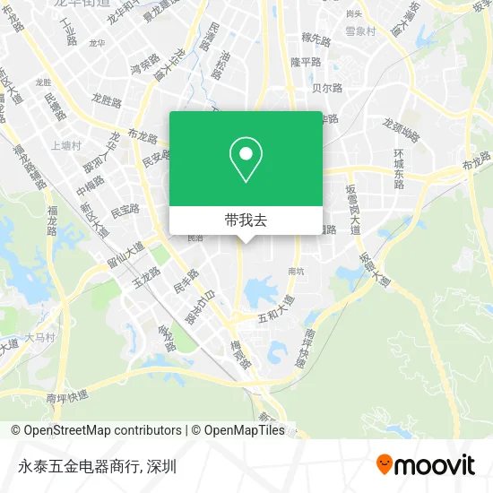 永泰五金电器商行地图