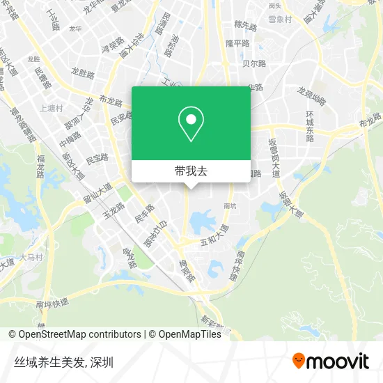 丝域养生美发地图