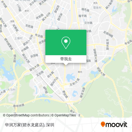 华润万家(碧水龙庭店)地图