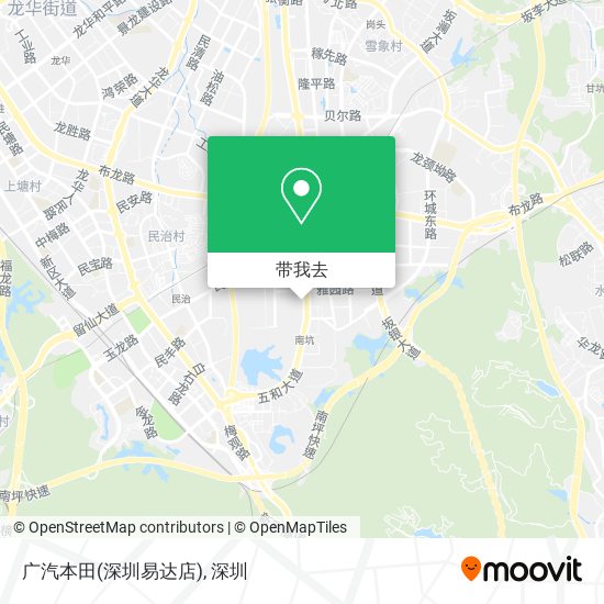 广汽本田(深圳易达店)地图