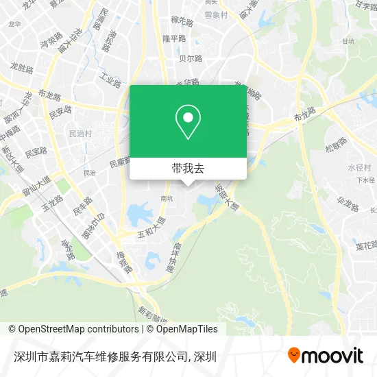 深圳市嘉莉汽车维修服务有限公司地图