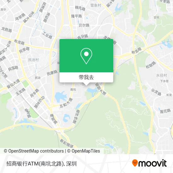 招商银行ATM(南坑北路)地图