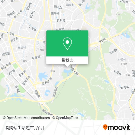 易购站生活超市地图