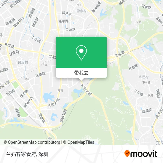 兰妈客家食府地图