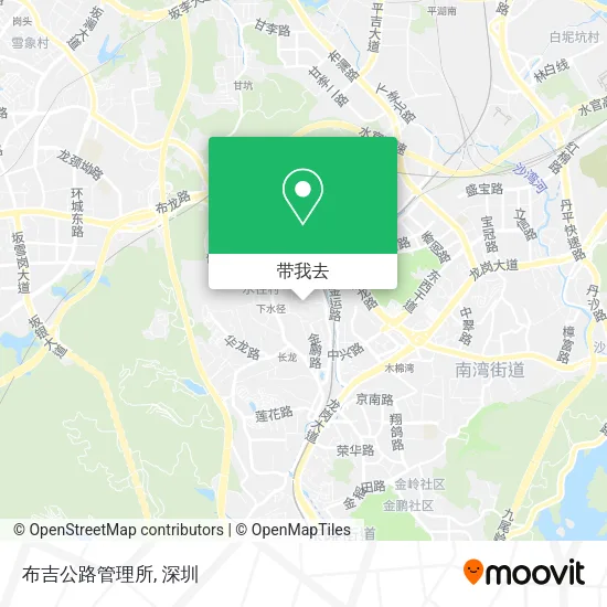 布吉公路管理所地图