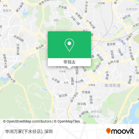 华润万家(下水径店)地图