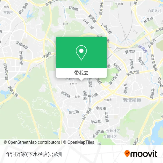华润万家(下水径店)地图