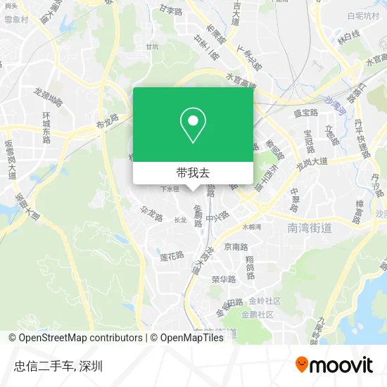 忠信二手车地图