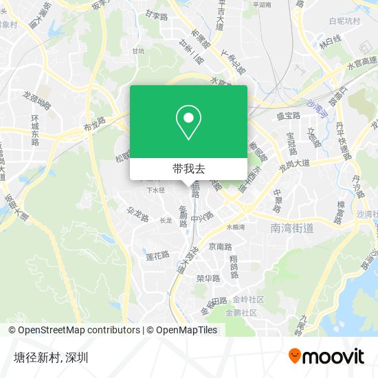 塘径新村地图