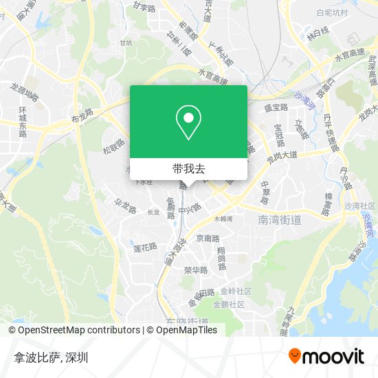 拿波比萨地图
