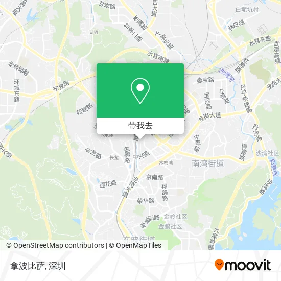 拿波比萨地图