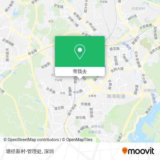 塘径新村-管理处地图
