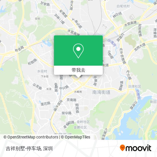 吉祥别墅-停车场地图