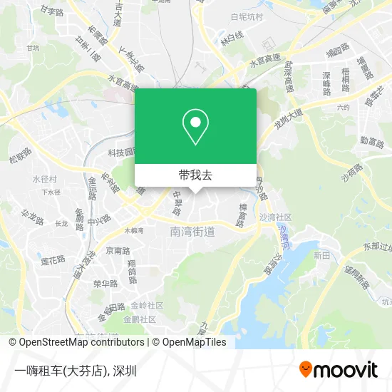 一嗨租车(大芬店)地图