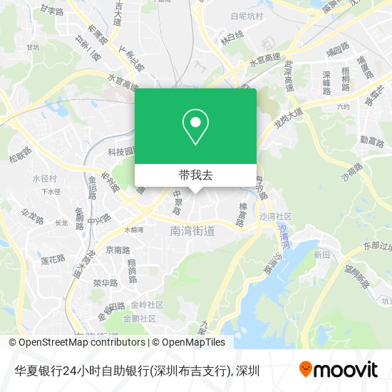 华夏银行24小时自助银行(深圳布吉支行)地图