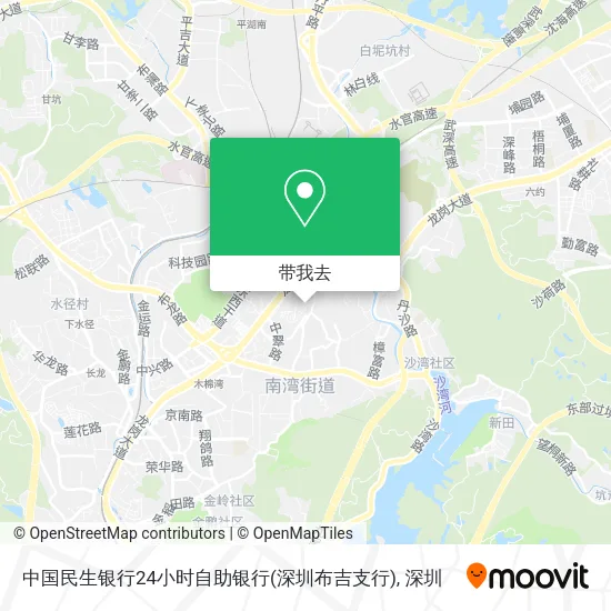 中国民生银行24小时自助银行(深圳布吉支行)地图