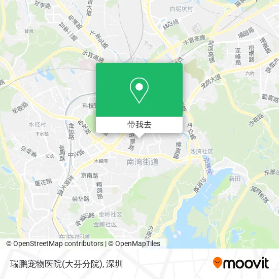 瑞鹏宠物医院(大芬分院)地图