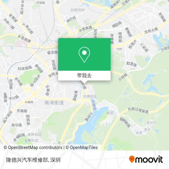 隆德兴汽车维修部地图