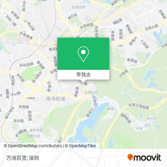 万润百货地图