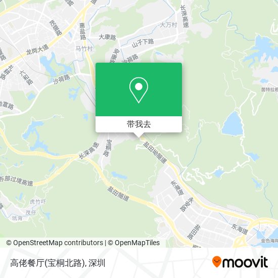 高佬餐厅(宝桐北路)地图