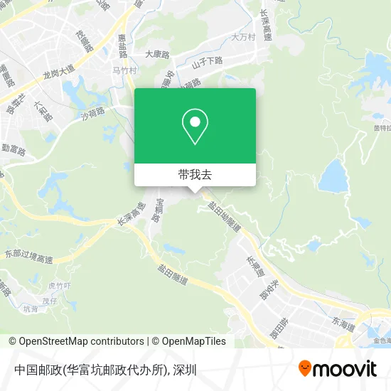 中国邮政(华富坑邮政代办所)地图