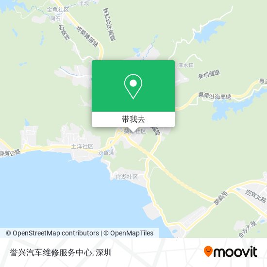 誉兴汽车维修服务中心地图