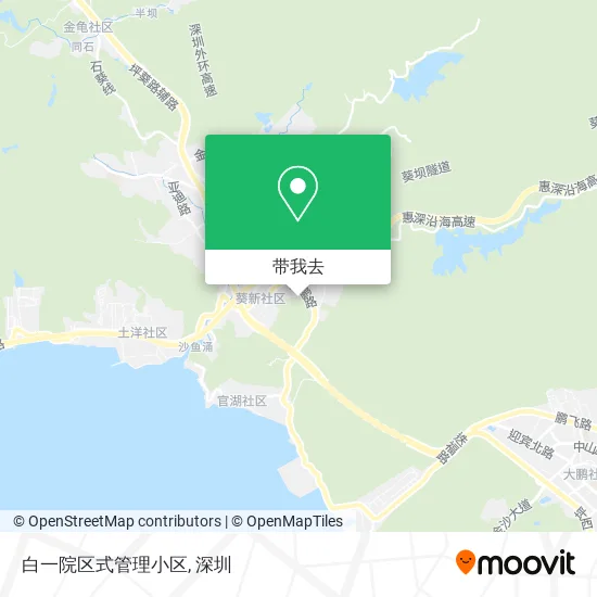 白一院区式管理小区地图