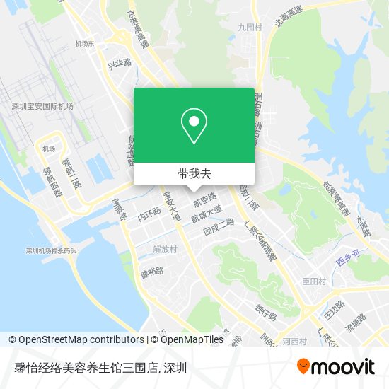 馨怡经络美容养生馆三围店地图