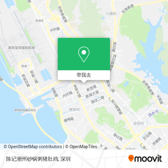 陈记潮州砂锅粥猪肚鸡地图