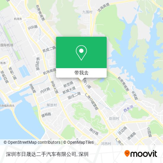 深圳市日晟达二手汽车有限公司地图