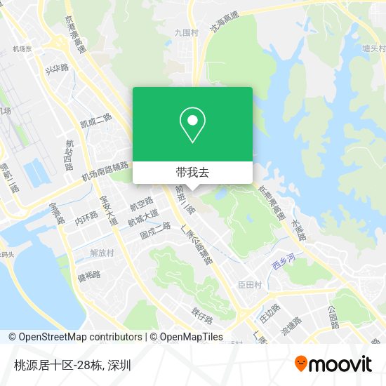 桃源居十区-28栋地图