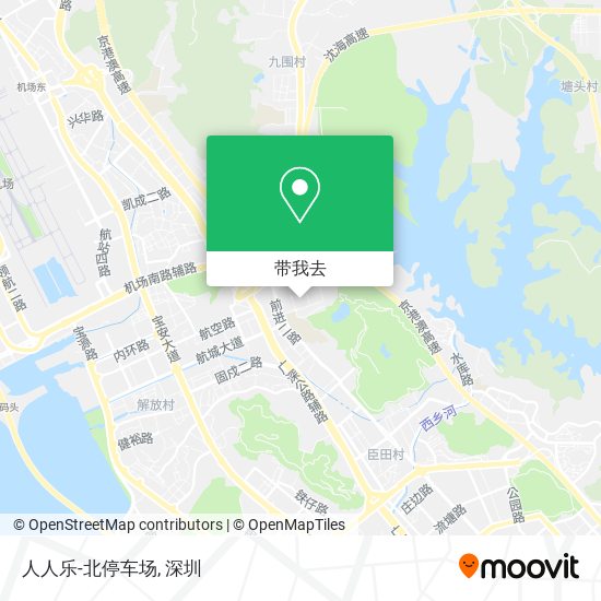 人人乐-北停车场地图