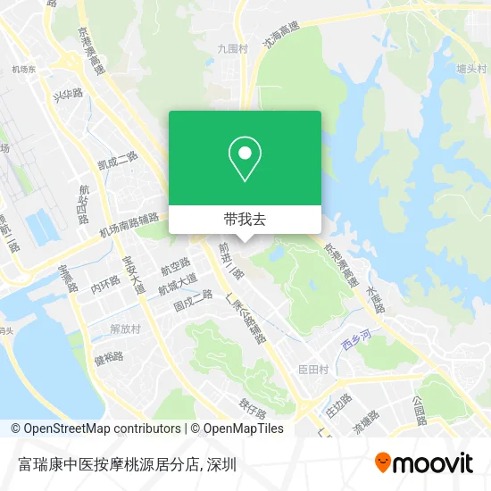富瑞康中医按摩桃源居分店地图
