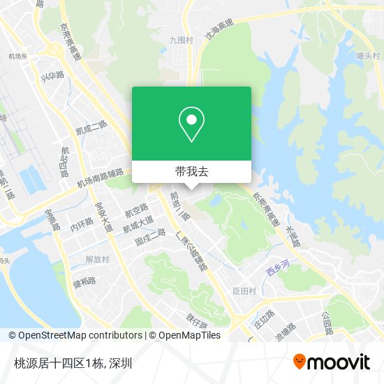 桃源居十四区1栋地图