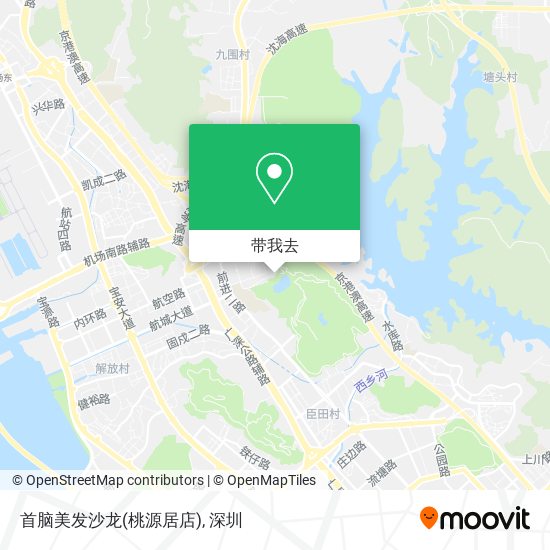 首脑美发沙龙(桃源居店)地图