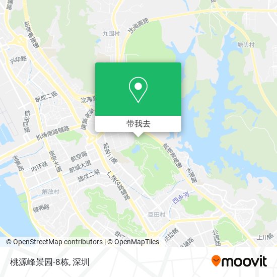 桃源峰景园-8栋地图