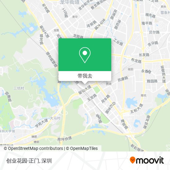 创业花园-正门地图