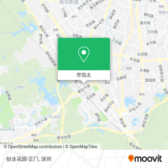 创业花园-正门地图